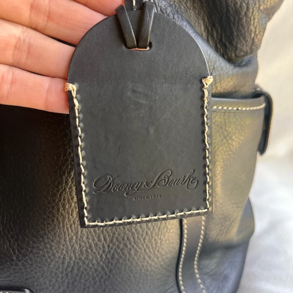 Dooney & Bourke Black Leather Kristen Tote - Picture 11 of 16